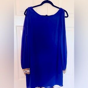Royal Blue Mini Dress